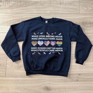 Activist Crewneck Sweatshirt – Unisex Gildan Navy (M)